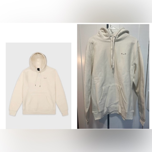 Osume Men's Cream Hoodie Sweatshirt size M - Picture 12 of 12